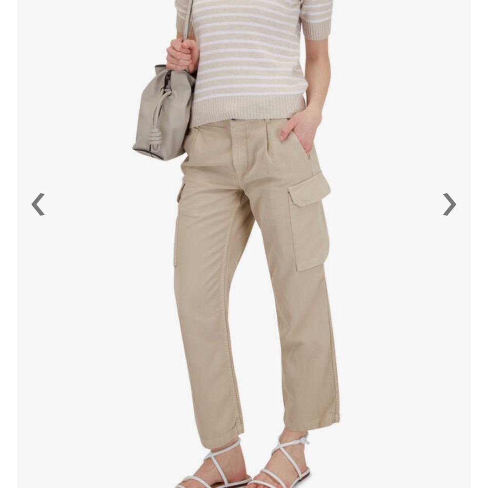 Nili Lotan Yannic Sandstone Cargo Pant